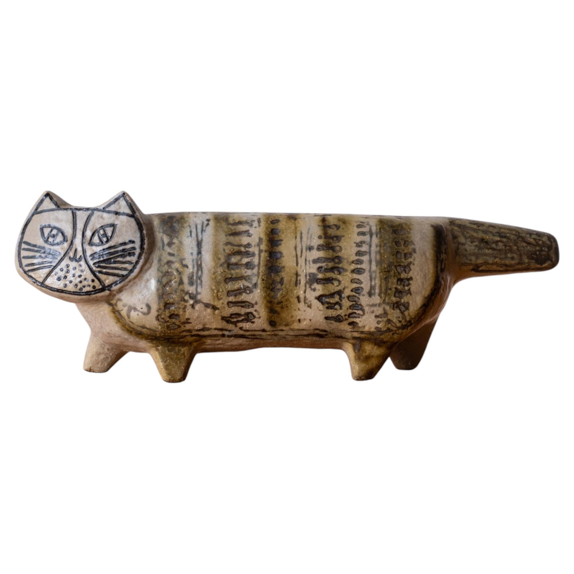 Lisa Larson Ceramic Cat Sculpture Stora Zoo Sweden For Sale at 1stDibs