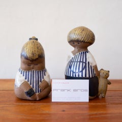 Lisa Larson Ceramic Figures in sags try dads cuter  as