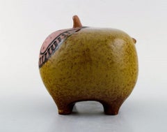 Lisa Larson for Gustavsberg, Bulldog in Glazed Ceramics, 1970s