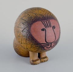 Lisa Larson for Gustavsberg. Ceramic figurine of a lion, 1970s