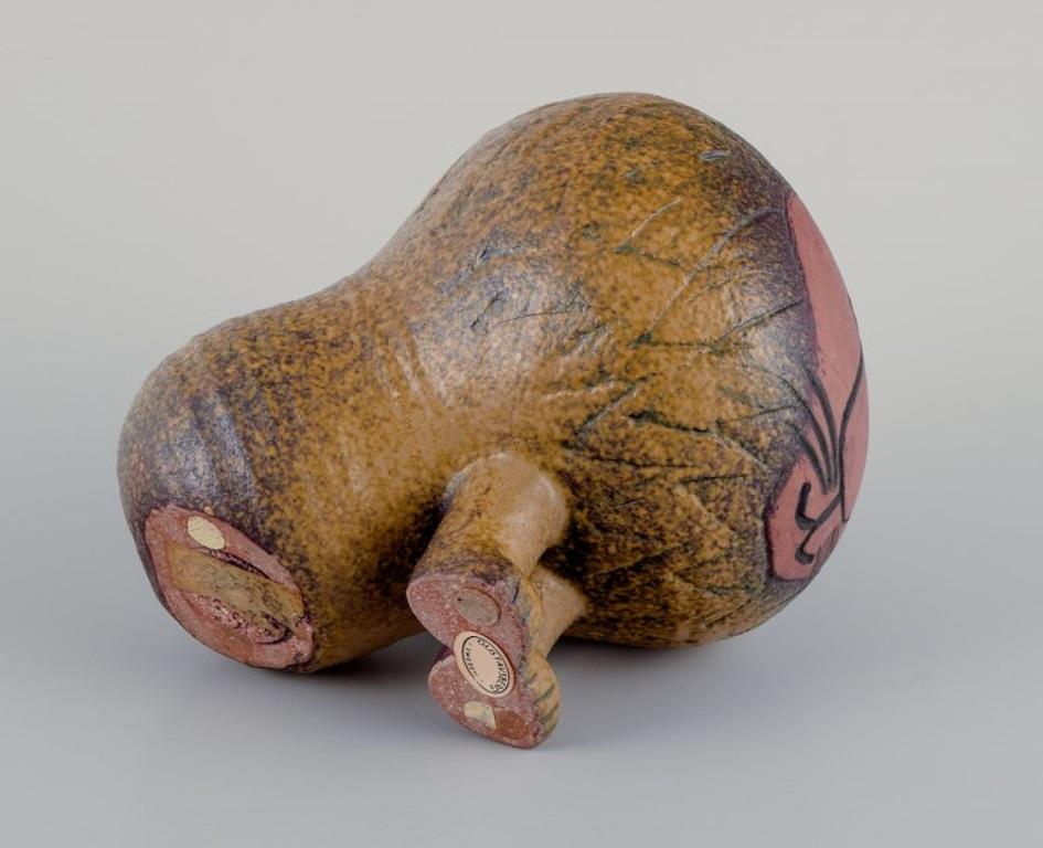 Lisa Larson for Gustavsberg. Ceramic figurine of a lion, 1970s In Excellent Condition In København, Copenhagen