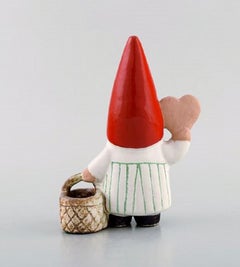 Lisa Larson for Gustavsberg, Elf Girl in Glazed Stoneware, Late 20th Century