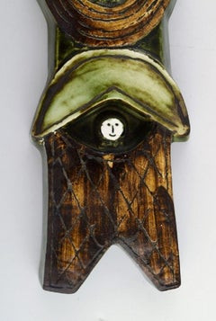 Lisa Larson per Gustavsberg, Grande e rara decorazione da parete, figure