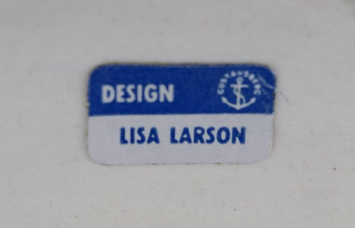 Lisa Larson für Gustavsberg, Große und seltene Wanddekoration, Figuren (Glasiert) im Angebot
