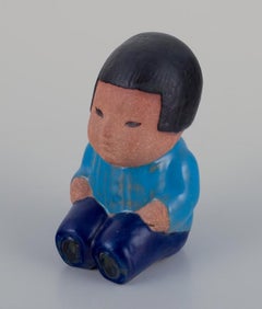 Lisa Larson for Gustavsberg. "Mei" ceramic figurine from "Children of the World"