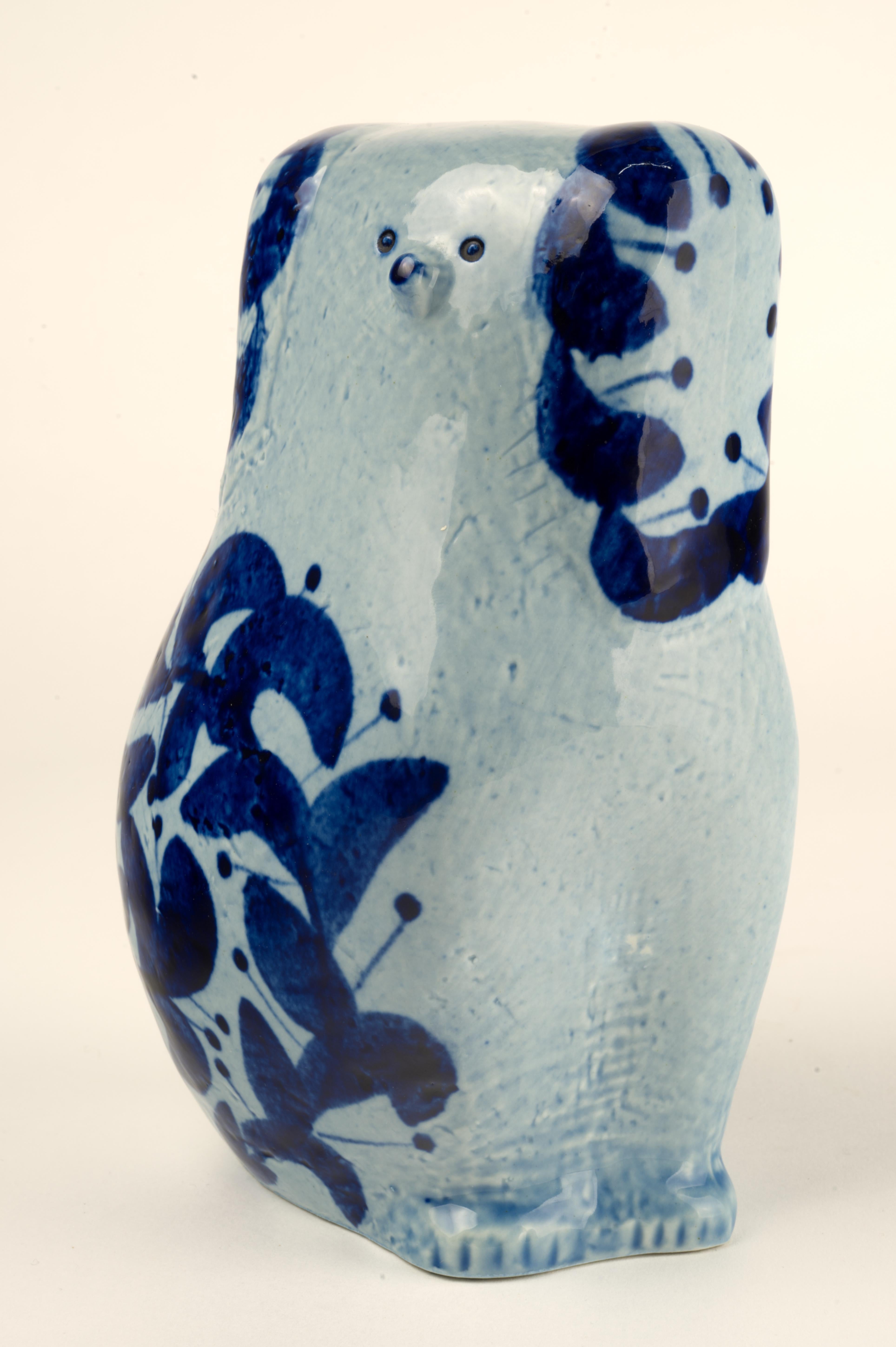 Scandinavo moderno Lisa Larson per Gustavsberg Cane barboncino The Modern Scandinavian 1963 in vendita