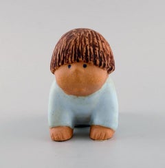 Lisa Larson pour Gustavsberg, figurine rare en céramique émaillée, bébé, années 1970