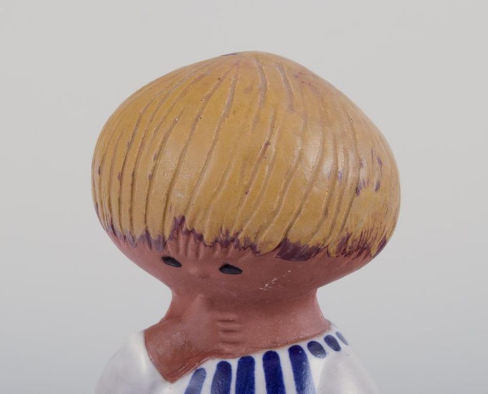 Smaltato Lisa Larson per Gustavsberg. Rara statuetta in ceramica smaltata 