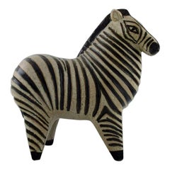 Lisa Larson for Gustavsberg, Rare Zebra in Ceramics