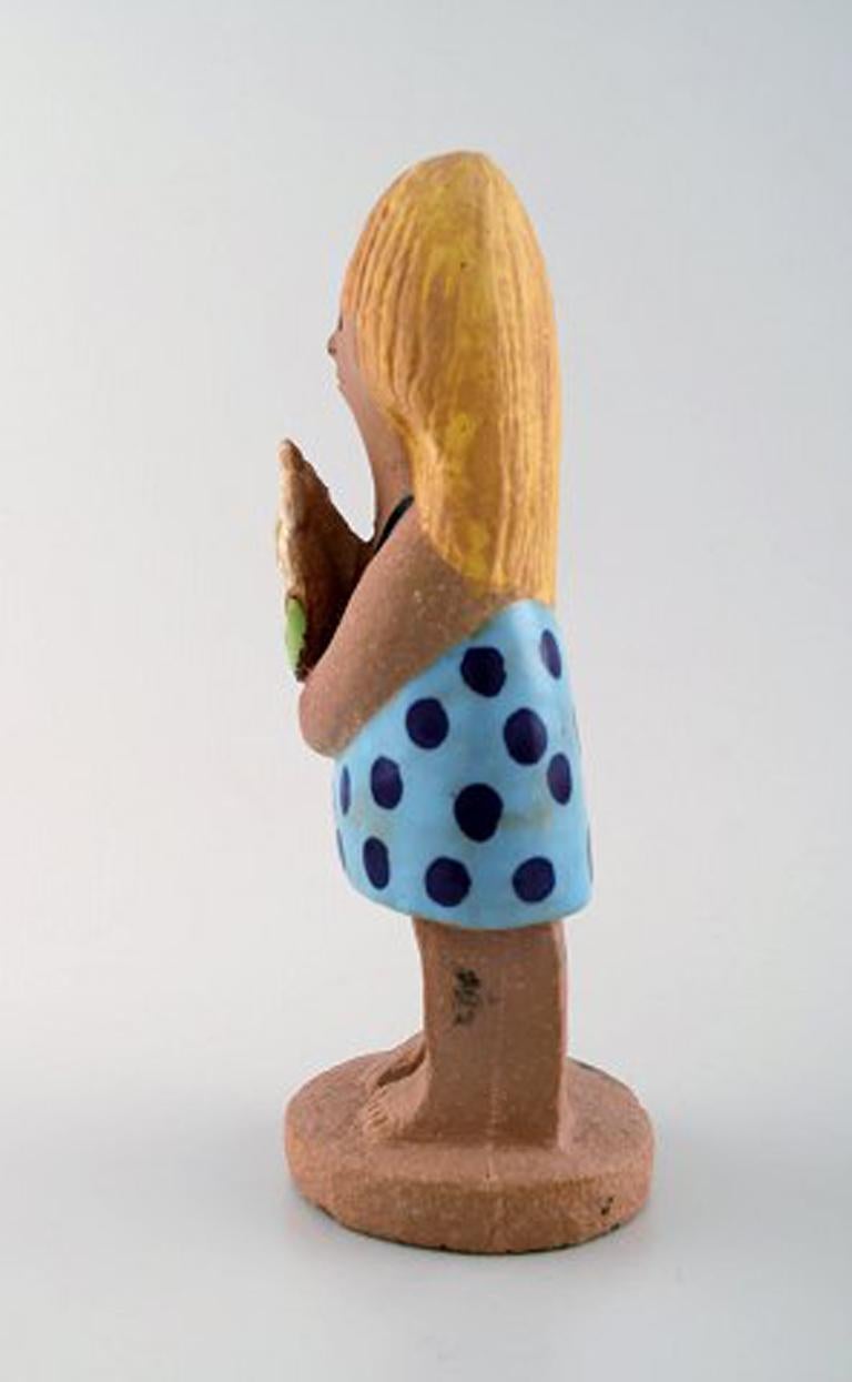 Lisa Larson for Gustavsberg. Stoneware figure. 