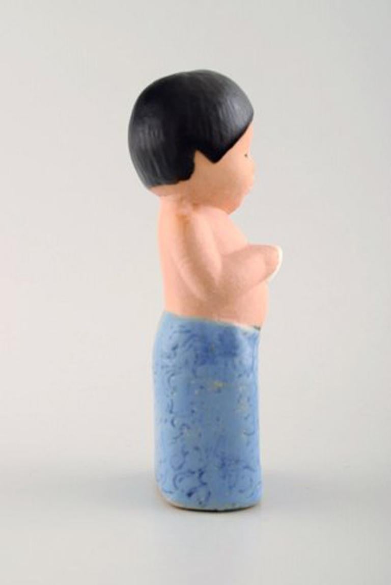 Swedish Lisa Larson for Gustavsberg, Stoneware Figure from 