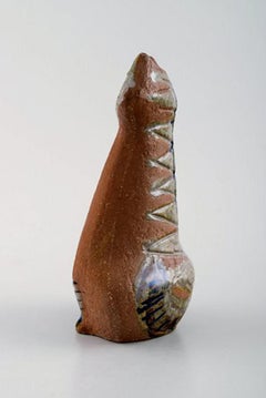 Lisa Larson for Gustavsberg, Stoneware Figure of Sitting Cat