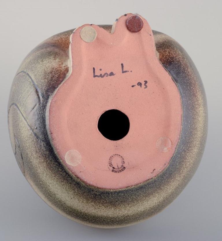 Ceramica Lisa Larson per Gustavsberg, Svezia. Grande e raro gatto 