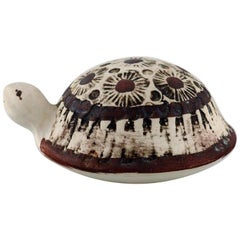 Lisa Larson for Gustavsberg, Turtle in Glazed Ceramic, 1980s