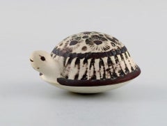 Lisa Larson for Gustavsberg, Turtle in Glazed Ceramics, 1970's