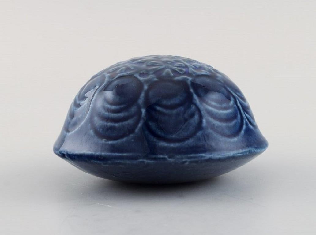 Lisa Larson für Gustavsberg, Schildkröte aus glasierter Keramik, 1970er Jahre im Zustand „Hervorragend“ im Angebot in Copenhagen, DK