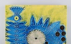 Lisa Larson for Gustavsberg, Wall Plaque, Stoneware, Retro