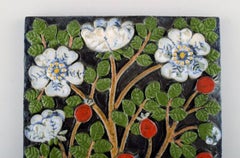 Lisa Larson for Gustavsberg, Wall Tile, Stoneware, Retro