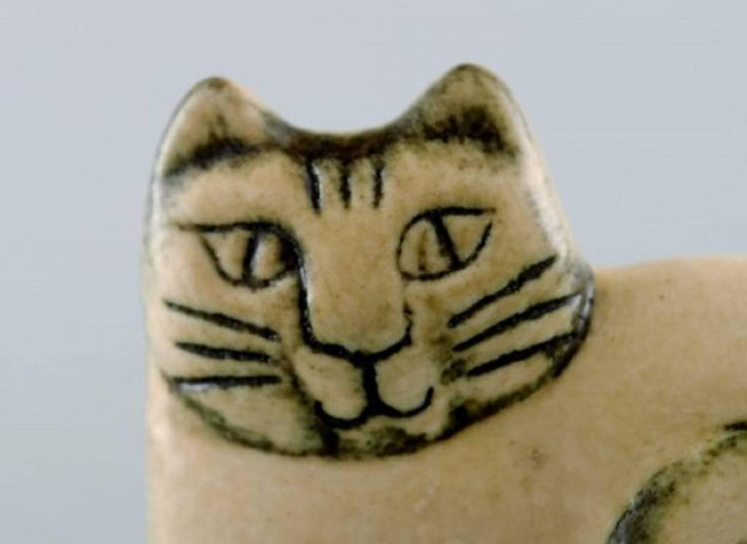 Lisa Larson for Gustavsberg, rare cat, unique figure.
Measures: 4 cm. x 3.5 cm.
Signed 