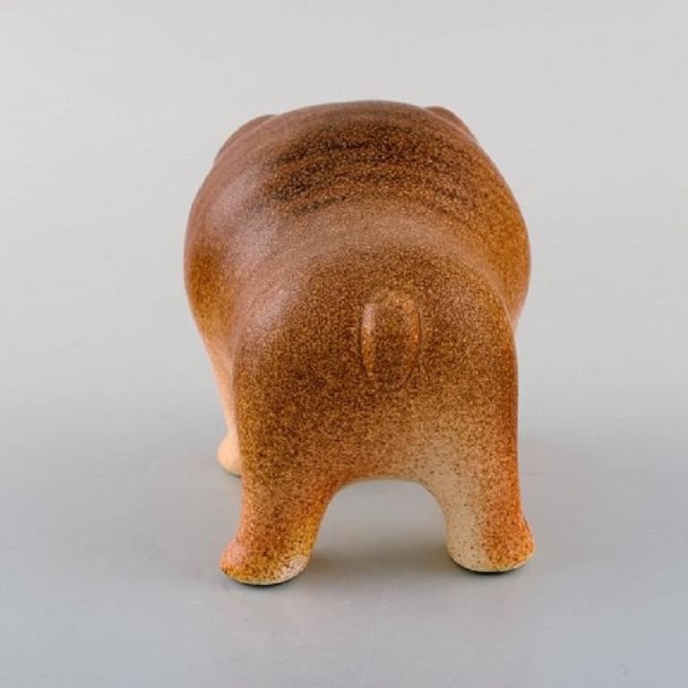 Swedish Lisa Larson for K-Studion/ Gustavsberg, Bulldog in Glazed Ceramics, 20th Century