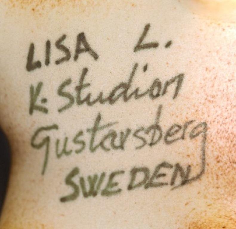 Lisa Larson for K-Studion/ Gustavsberg, Bulldog in Glazed Ceramics, 20th Century 1