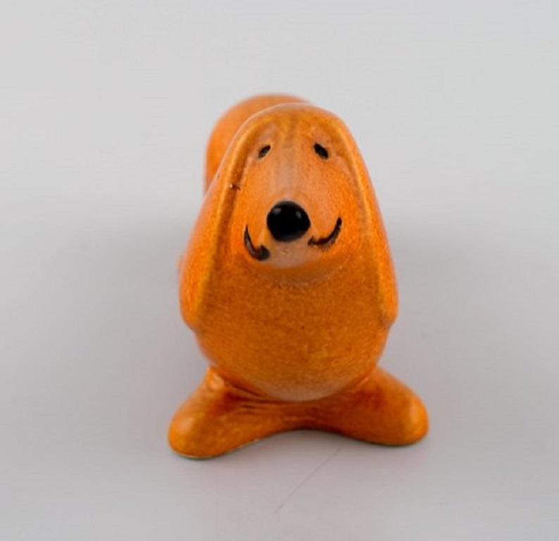 Lisa Larson for K-Studion / Gustavsberg. Dog in glazed ceramics, late 20th century.
Measures: 15 x 8 cm.
In very good condition.
Stamped.