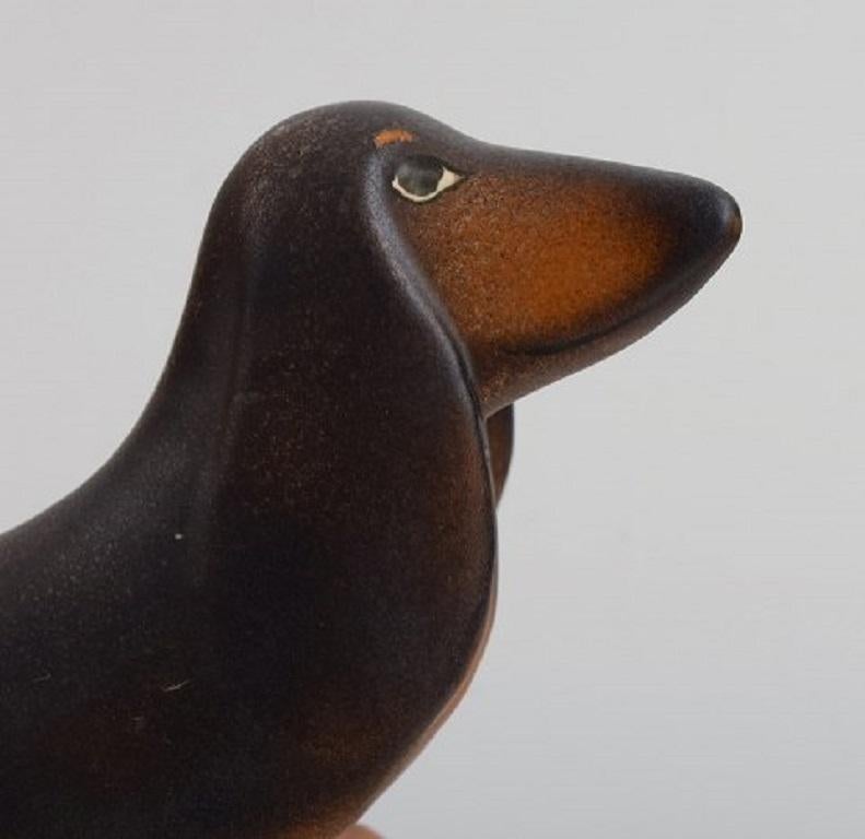 Lisa Larson for K-Studion / Gustavsberg. Dog in glazed ceramics. Late 20th century.
Measures: 18 x 11 cm.
In excellent condition.
Stamped.