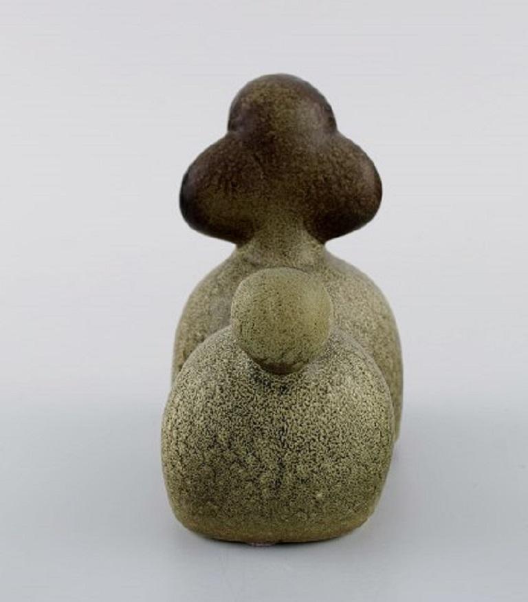 Swedish Lisa Larson for K-Studion / Gustavsberg, Poodle in Glazed Ceramics