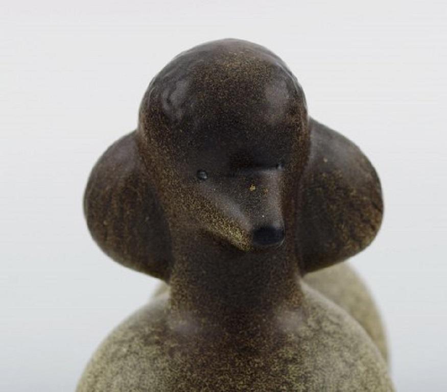 Lisa Larson for K-Studion / Gustavsberg, Poodle in Glazed Ceramics In Good Condition In København, Copenhagen