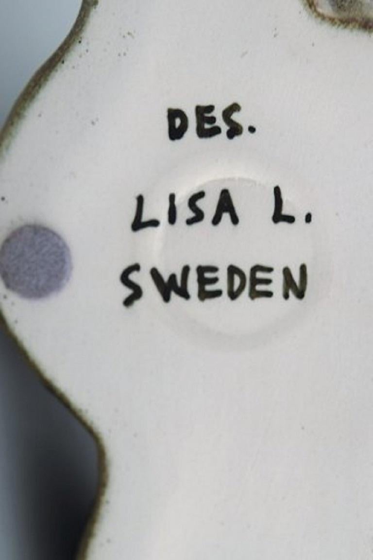 20th Century Lisa Larson for K-Studion / Gustavsberg, Poodle in Glazed Ceramics