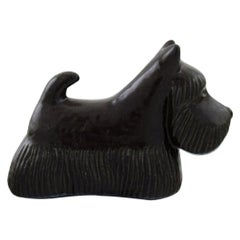 Lisa Larson for K-Studion / Gustavsberg, Scottish Terrier in Glazed Ceramics
