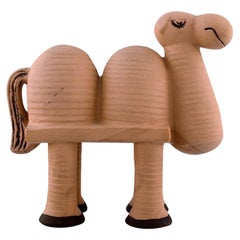 Vintage Lisa Larson Gustavsberg Camel in Ceramics, from the Series "Jura"