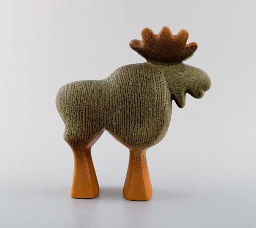 Lisa Larson Gustavsberg large moose in ceramics.
Stamped.
Measures: 27 cm. X 24.5 cm.
In perfect condition.