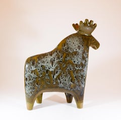 Lisa Larson, Moose / Elk Ceramic Sculpture, Gustavsbergs Studio, Sweden