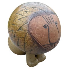 Lisa Larson Studio Ceramic Lion pour Gustavsberg, Suède, années 1950