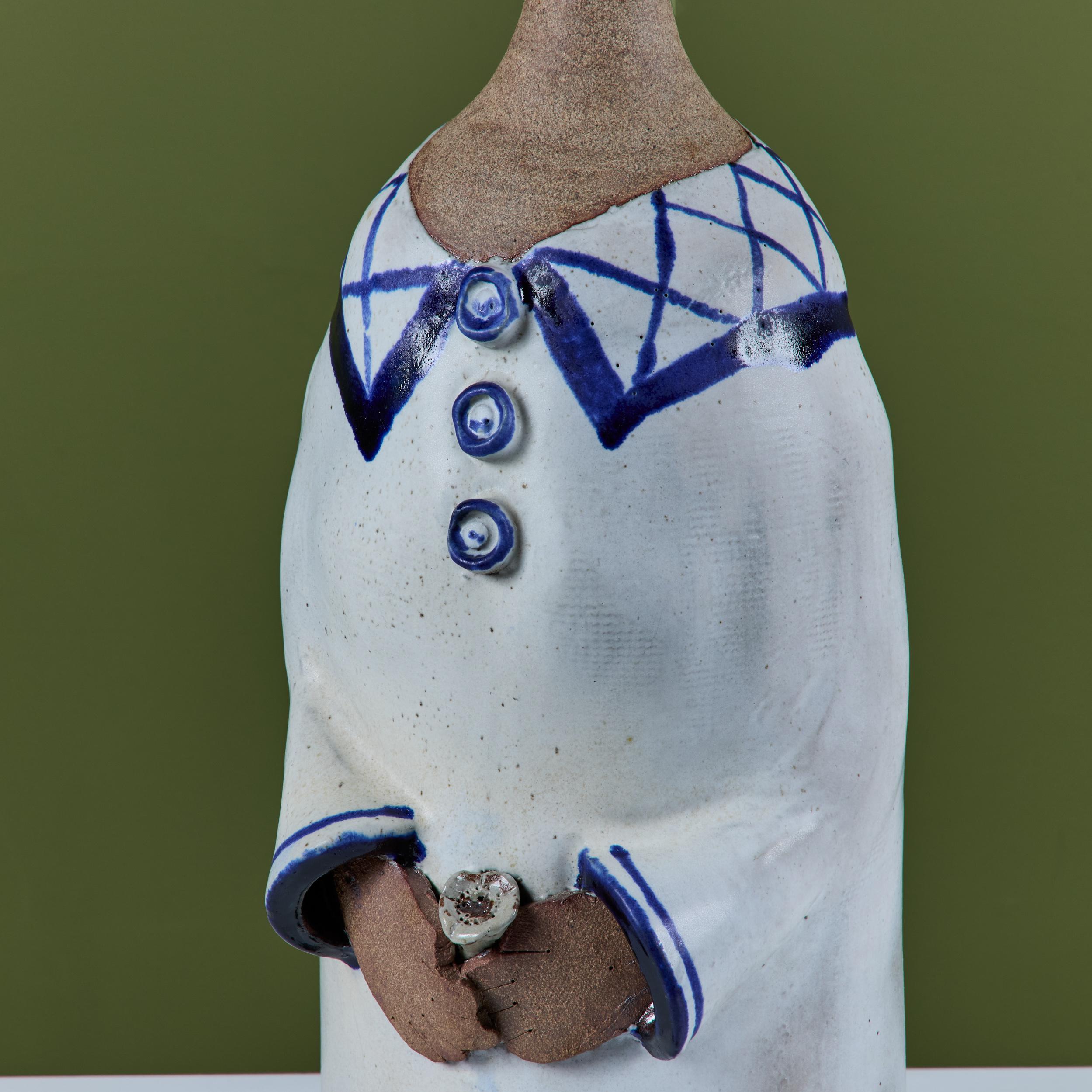 Lisa Larson Style Ceramic Figure of a Boy For Sale 6
