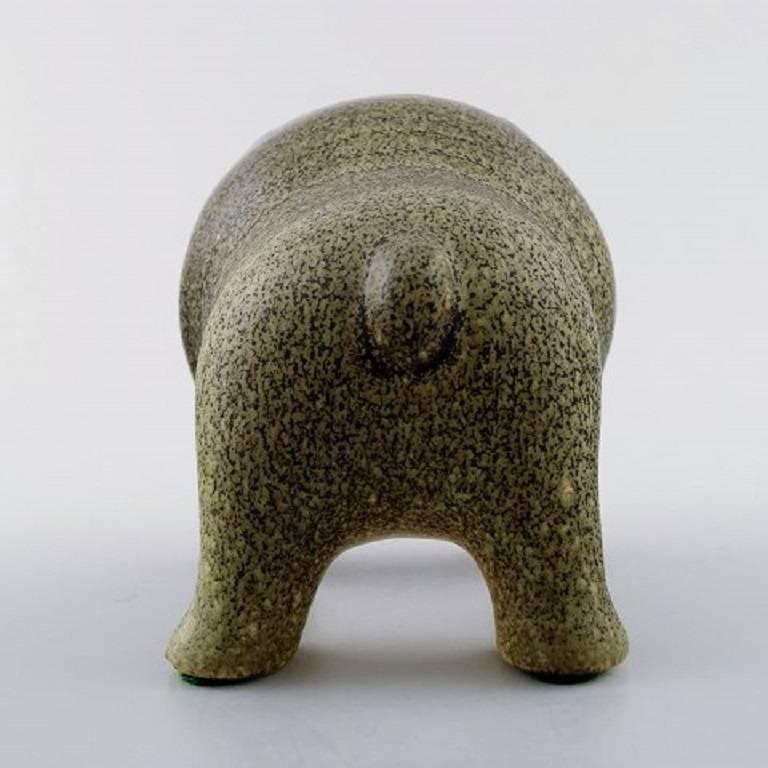 Scandinavian Modern Lisa Larsson for Rörstrand, Rare Ceramics Bulldog