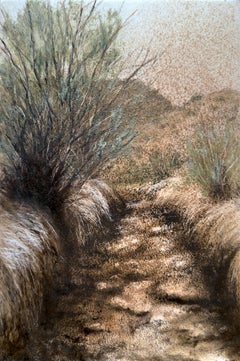 Tamarisk Invasion, Original Dirt and Oil Painting