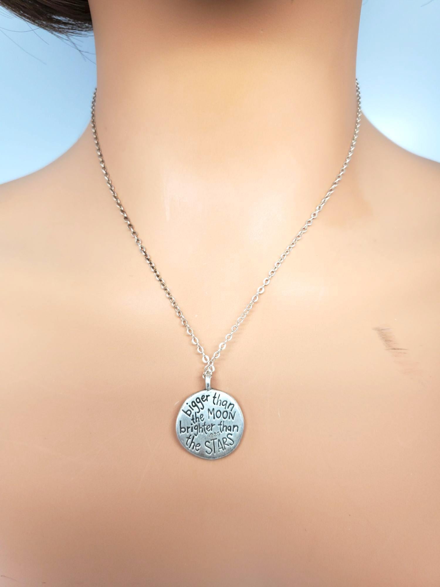 Lisa Leonard Collana con ciondolo a forma di luna e stella #21288 in vendita 4