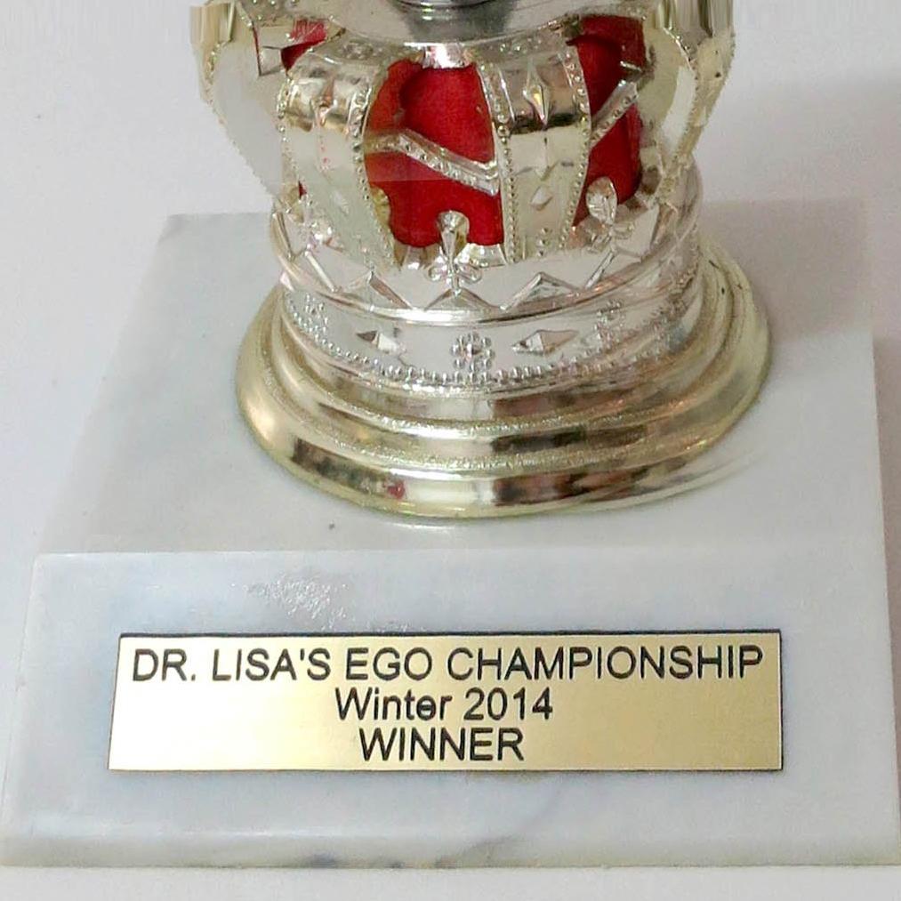 Dr. Lisa's Ego Championship Trophies

Lisa Levy is a painter, conceptual artist, comedian and (self-proclaimed) psychotherapist.

Lisa's visual career started when she was 3 1/2 when she was sent to the children's art school at MOMA. Before