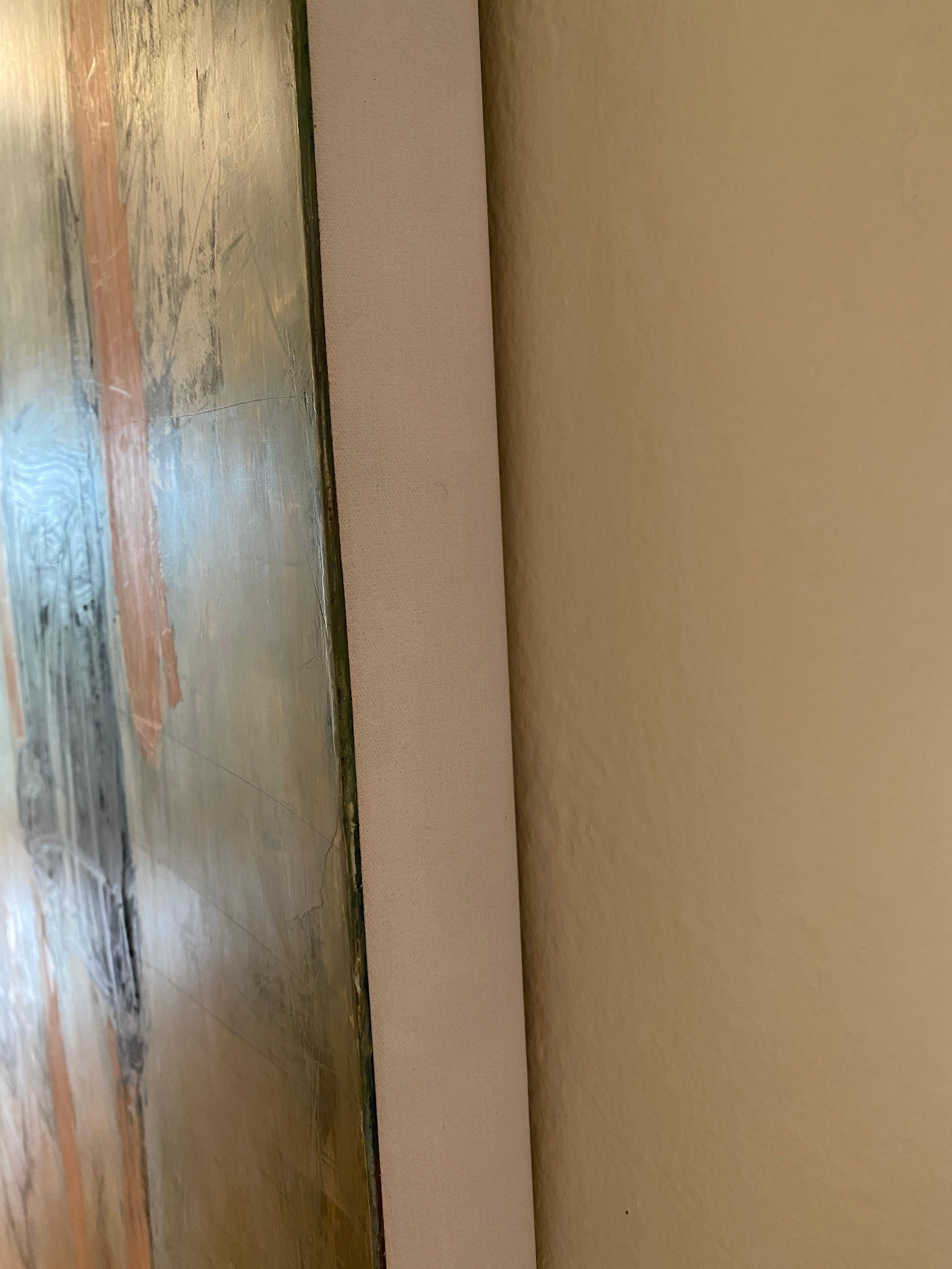 Avant le début : figuratif, huile, graphite sur toile sur carton, 2008 en vente 1