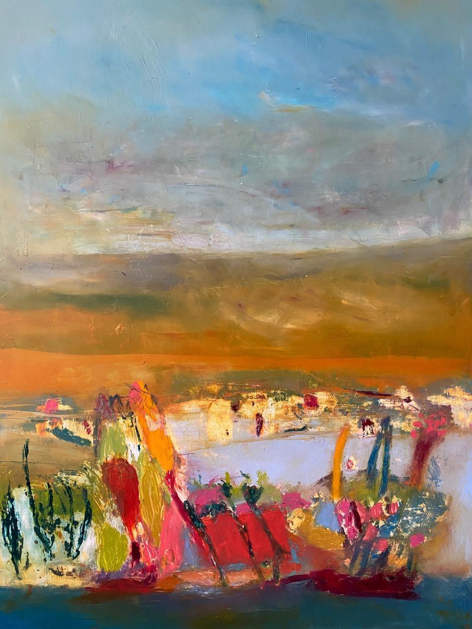 Lisa Lightman Landscape Painting - Long View