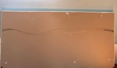 The Resting Queen, botanical, white, blue maroon on board