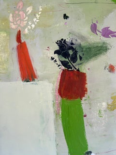 Winds of Change, botanical, white, green, on board