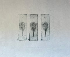 Three Trees, Print on Japanese Paper