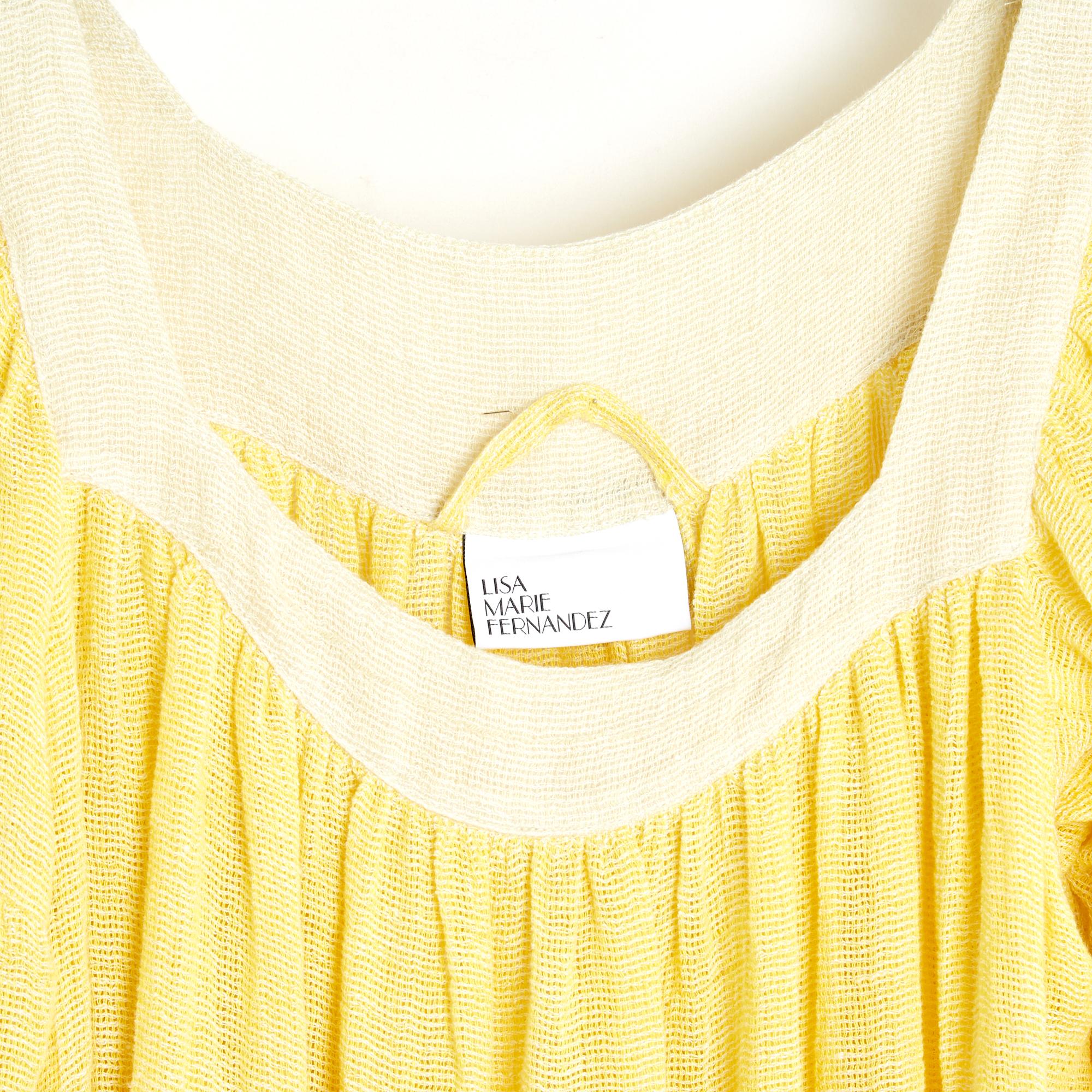 Femenino o masculino Lisa Marie Fernandez Bata FR40 Vestido de capas en tejido pastel UK12 US10 en venta