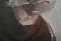 Kneeling Woman, Pop Art Oil Painting by Lisa Martin