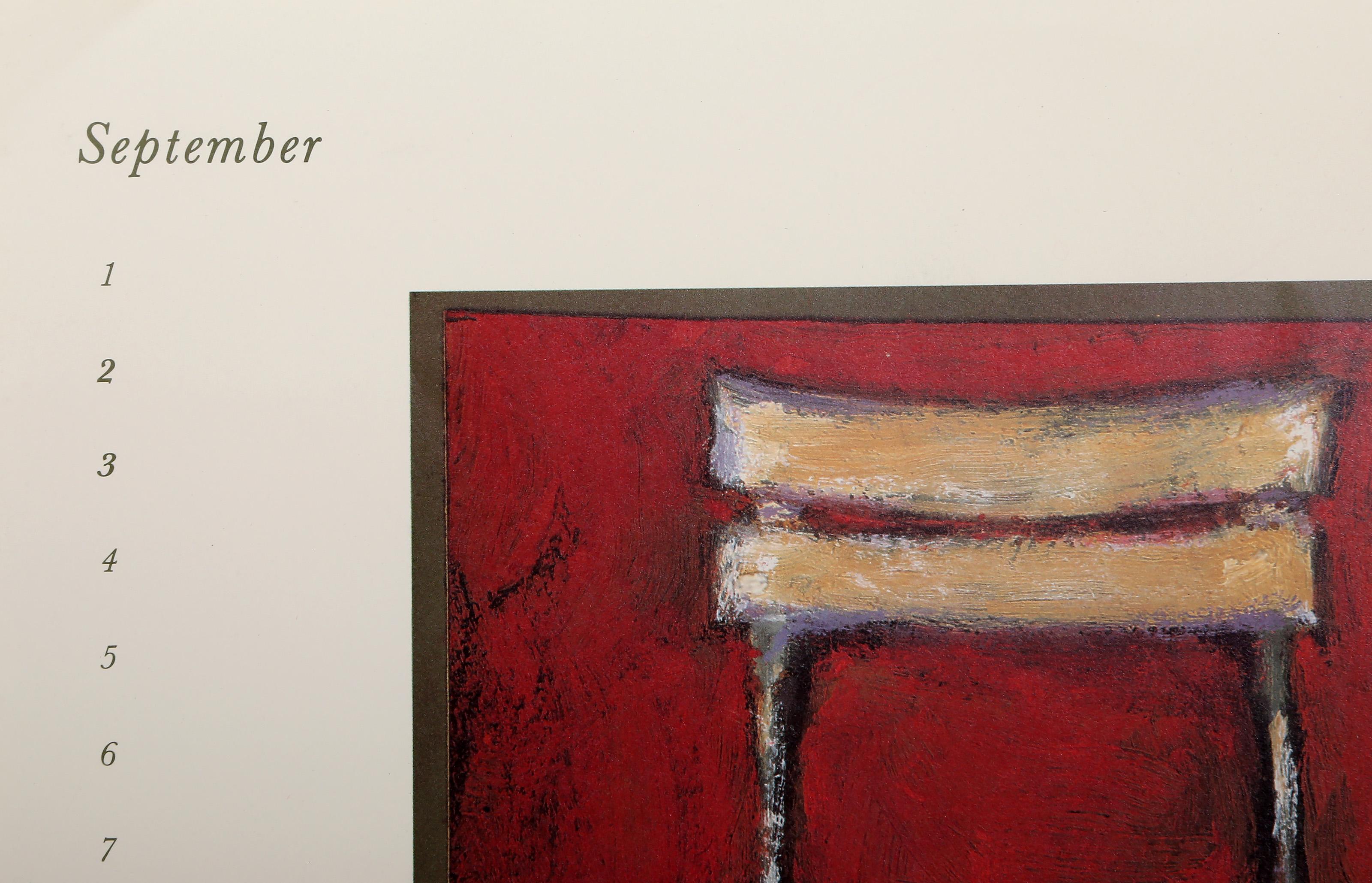 Red Chair, Modern Offset Print by Lisa Martin For Sale 2