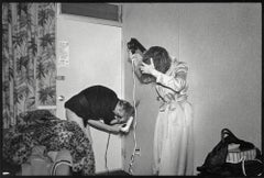 Self Portrait with Mother, Drying Hair, 1985