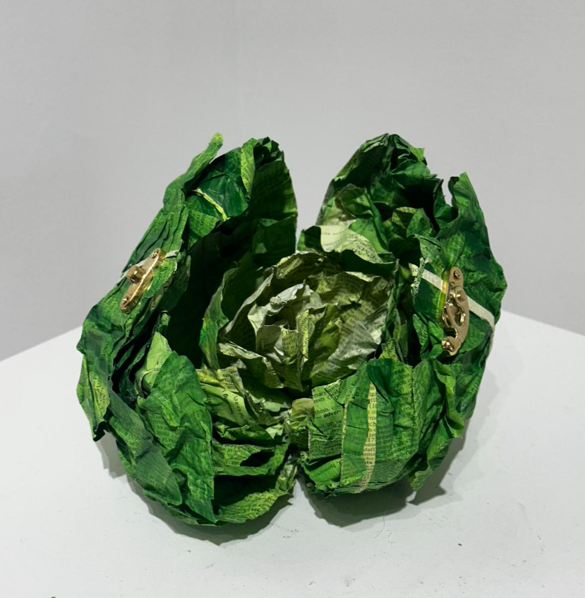made with paper and acrylic paint 
